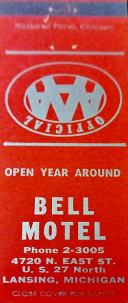 Bell Motel - Matchbook (newer photo)